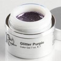 Gel Colorato Glitter Purple 7 ml.
